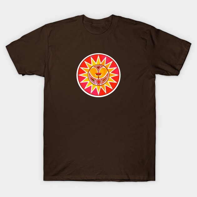 One Golden Sun Color Burst T-Shirt by skipperjeff